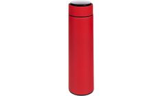Смарт-бутылка с заменяемой батарейкой Long Therm Soft Touch, красная, без пакета