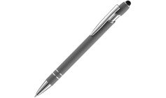 Ручка шариковая Pointer Soft Touch со стилусом, серая