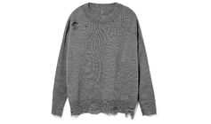 Джемпер оверсайз унисекс Grunge в сумке, серый, размер L/XL