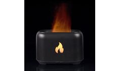 Увлажнитель-ароматизатор Fire Flick с имитацией пламени, черный
