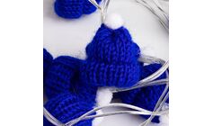 Гирлянда Cosy Poms, синяя