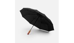 Зонт складной Cloudburst в подарочной упаковке, черный