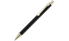 Ручка шариковая Lobby Soft Touch Gold, черная