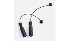 Беспроводная скакалка Silentino, черная с синим