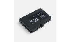 Органайзер для карт памяти и SIM с кардридером Multitask, черный