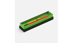 Ручка шариковая Blade Soft Touch в футляре, оранжевая
