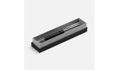 Ручка шариковая Eyeshot Soft Touch в футляре, черная