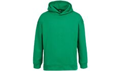 Худи оверсайз унисекс Tolla, зеленое, размер XL/2XL