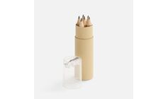 Набор карандашей Pencilvania Office с точилкой, прозрачный