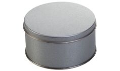 Коробка Pragmax S, круглая, серебристая