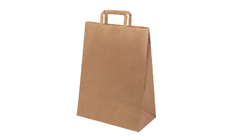 Пакет бумажный QUADRATA XL, крафт, плотность 80 г/м2, 43 x 32 x 17 cм