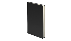 Ежедневник недатированный SIMPLY FIRM, А5, черный, кремовый блок, в линейку