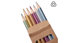 Цветные карандаши METALLIC, 6 цветов