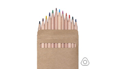 Цветные карандаши KINDERLINE middle,12 цветов