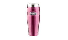 Кружка-термос со стальной колбой SK1005 Matte Raspberry leak proof Vacuum Travel Tumbler, 470ml., красный
