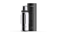 Термос для напитков, вакуумный, бытовой, тм "bobber". Объем 1 литр. Артикул Flask-1000 Glossy