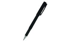 Ручка пластиковая гелевая «Egoiste Black» под персонализацию, черная, синие чернила