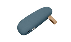 PB_Small_stone Универсальное зарядное устройство power bank в форме камня. 2600MAH. Темно-синий (чистый хлястик)