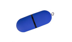 USB-флешка на 32 ГБ, с покрытием soft-touch, синий