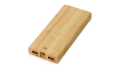 Внешний беспроводной аккумулятор из бамбука "Bamboo Air", 10000 mAh
