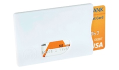 Защитный RFID чехол для кредитной карты "Arnox", белый