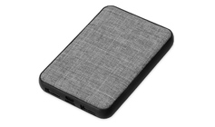 Портативное зарядное устройство из rPET "Reborn", 5000 mAh, серый