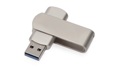 USB-флешка 2.0 на 8 Гб «Setup», серебристый
