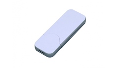 USB-флешка на 128 Гб в стиле I-phone, прямоугольнй формы, белый