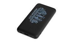 Внешний беспроводной аккумулятор с подсветкой лого "Reserve X". 8000 mAh, черный