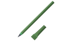 Вечный карандаш из переработанной бумаги "Recycled pencil", зеленый классический