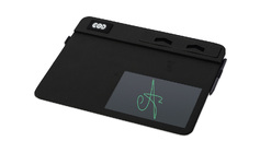 Многофункциональный коврик для мыши «Multi Pad» с беспроводной зарядкой и LCD экраном, 10 Вт, черный