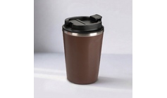 Термокружка CAFe COMPACT, 380 мл, коричневый