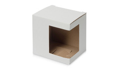 Коробка для кружки "Cup", 11,2х9,4х10,7 см., белый