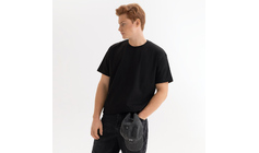 Футболка унисекс Крис (Kris), 150 гр., черная, размер XS