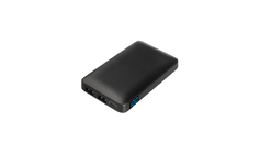 Внешний аккумулятор с цветной подсветкой Анкор Макс (Ancor Max) 5000 mAh, черный
