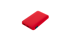 Внешний аккумулятор с подсветкой Анкор (Ancor) 5000 mAh, красный