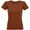 Футболка женская Regent Fit Women, коричневая (терракотовая), размер S