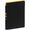 Ежедневник Flexpen Black, недатированный, черный с желтым