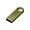 USB 3.0-флешка на 128 Гб с мини чипом и круглым отверстием, золотистый