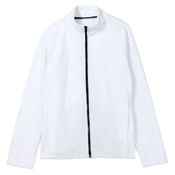 Куртка флисовая унисекс Manakin, белая, размер XS/S
