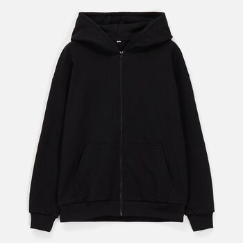 Толстовка унисекс оверсайз Sartoro, черная, размер XS/S