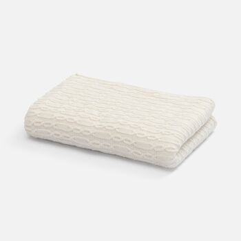 Плед Knitline, белый (молочный)