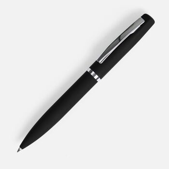 Ручка шариковая Bolt Soft Touch, черная
