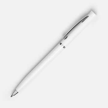 Ручка шариковая Euro Chrome, белая
