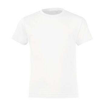 Футболка детская Regent Fit Kids, белая, на рост 96-104 см (4 года)