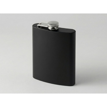Фляжка 240 мл Remarque soft touch, 304 сталь, черный